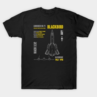 Lockheed SR-71 Blackbird T-Shirt